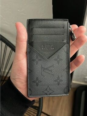 Louis Vuitton monogram eclipse coin cardholder